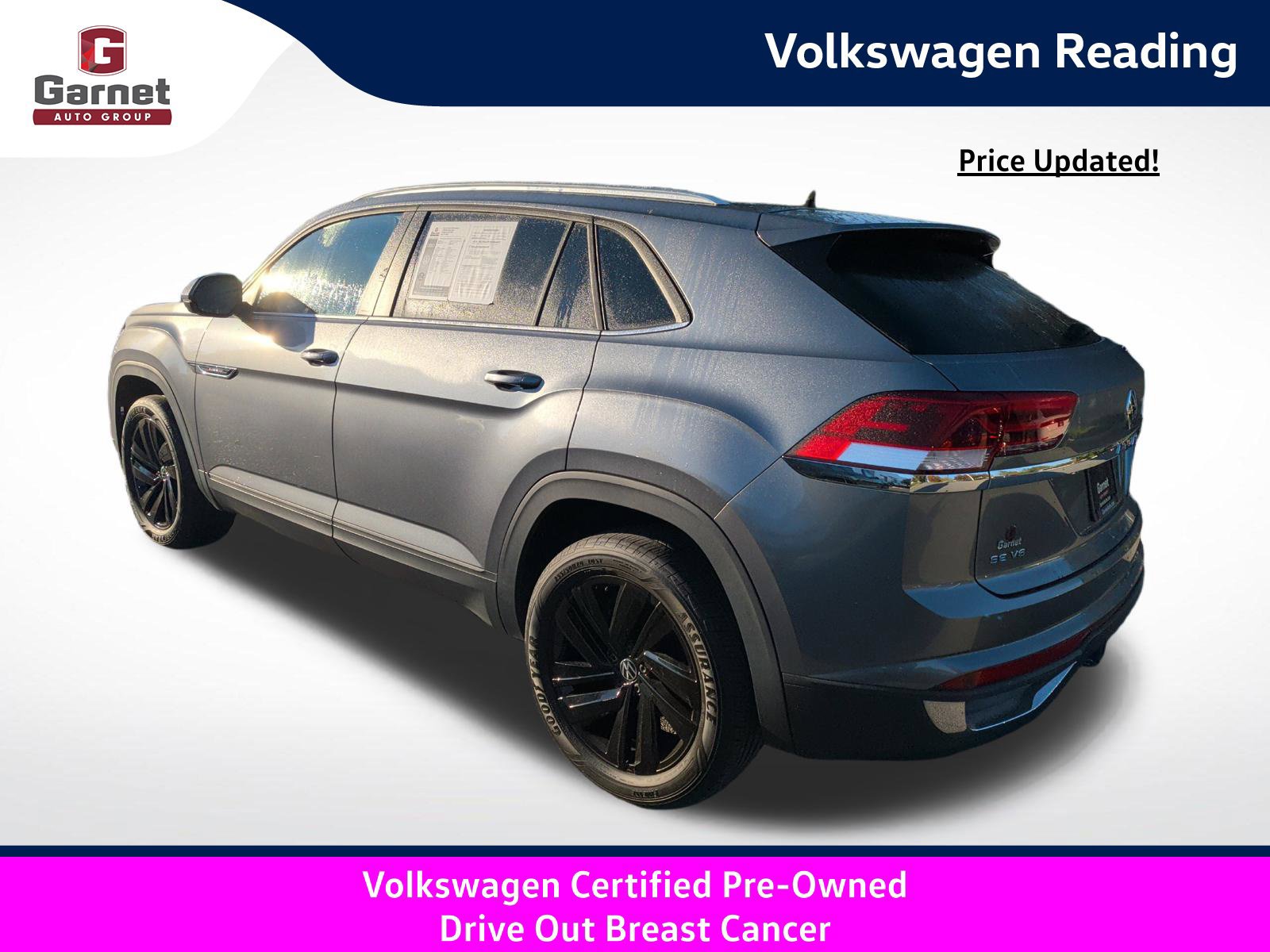 Certified 2023 Volkswagen Atlas Cross Sport SE w/ Panoramic Sunroof Package AWD/4WD image 3