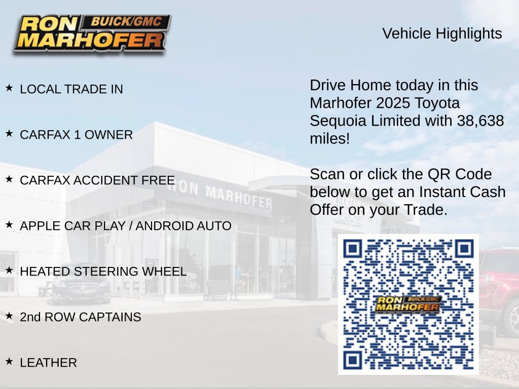 Used 2025 Toyota Sequoia Limited w/ Tow Technology Package AWD/4WD image 15