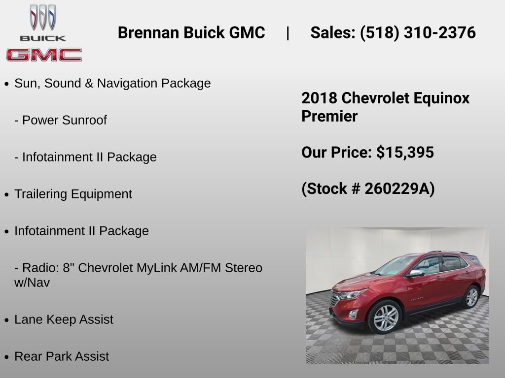 Certified 2018 Chevrolet Equinox Premier AWD/4WD image 6