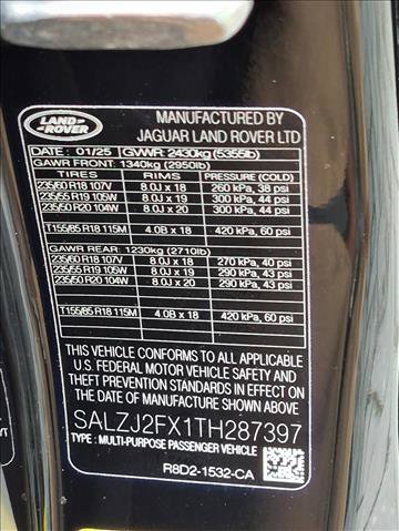 Certified 2026 Land Rover Range Rover Evoque S AWD/4WD image 26