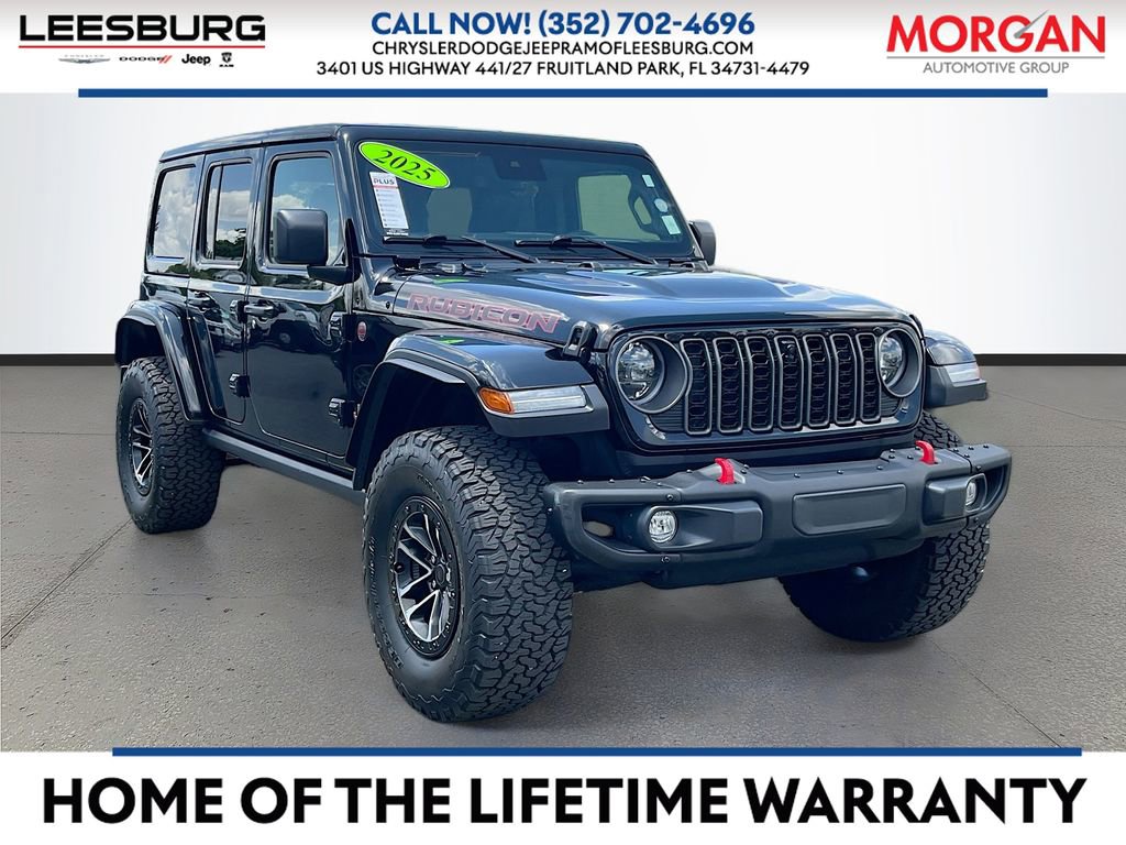 Certified 2025 Jeep Wrangler Unlimited Rubicon AWD/4WD image 1
