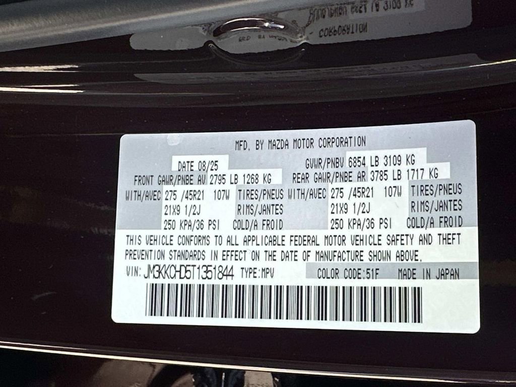 New 2026 MAZDA CX-90 3.3 Turbo w/ Premium Sport Pkg image 30