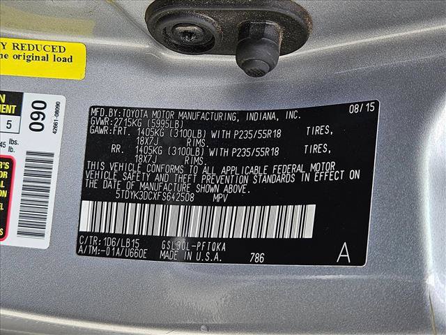Used 2015 Toyota Sienna Limited FWD image 24