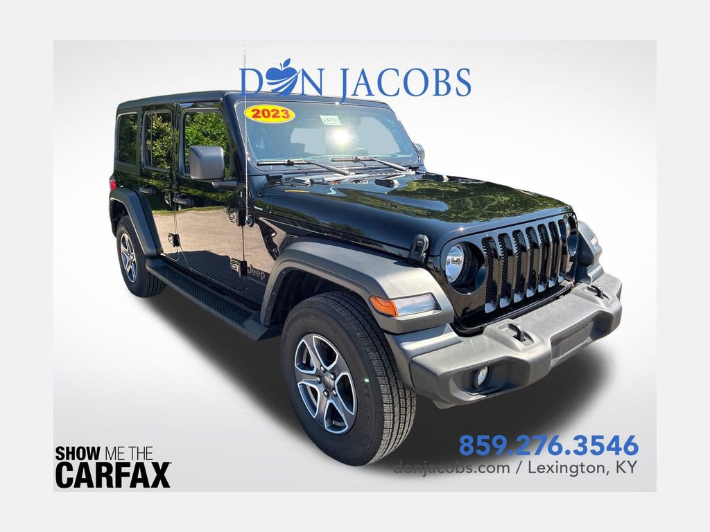 Used 2023 Jeep Wrangler Unlimited Sport AWD/4WD image 1