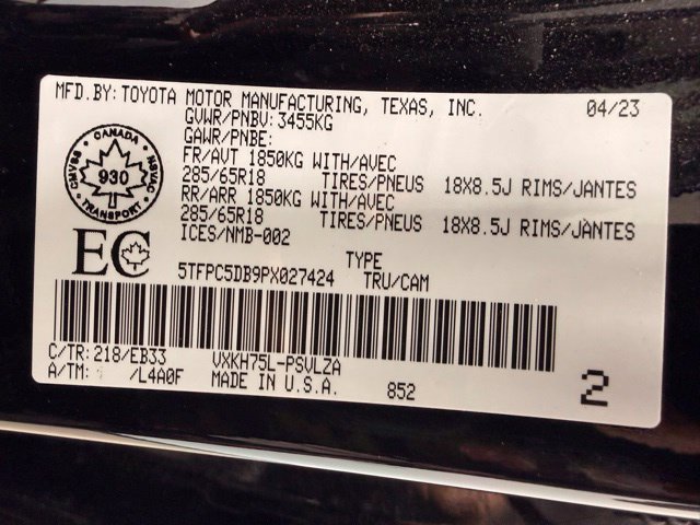 Used 2023 Toyota Tundra TRD Pro AWD/4WD image 58