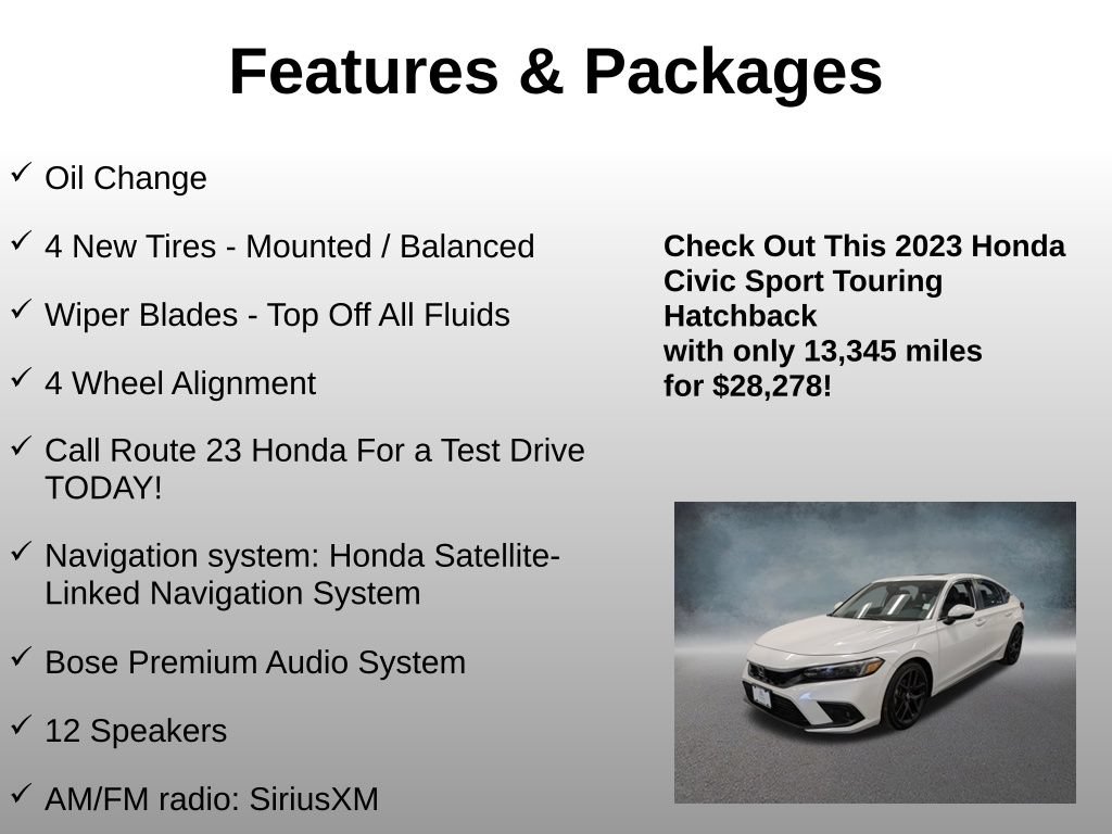 Used 2023 Honda Civic Sport Touring image 4