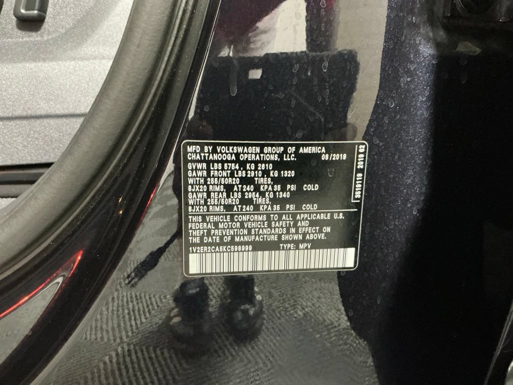 Used 2019 Volkswagen Atlas SEL FWD image 33