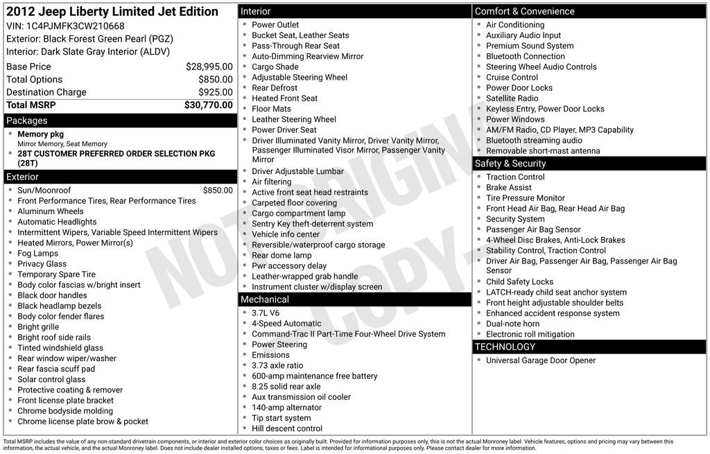 Used 2012 Jeep Liberty Limited Jet image 35