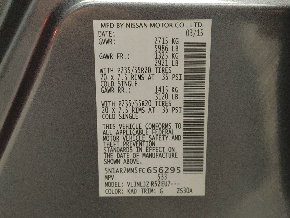 Used 2015 Nissan Pathfinder Platinum AWD/4WD image 33