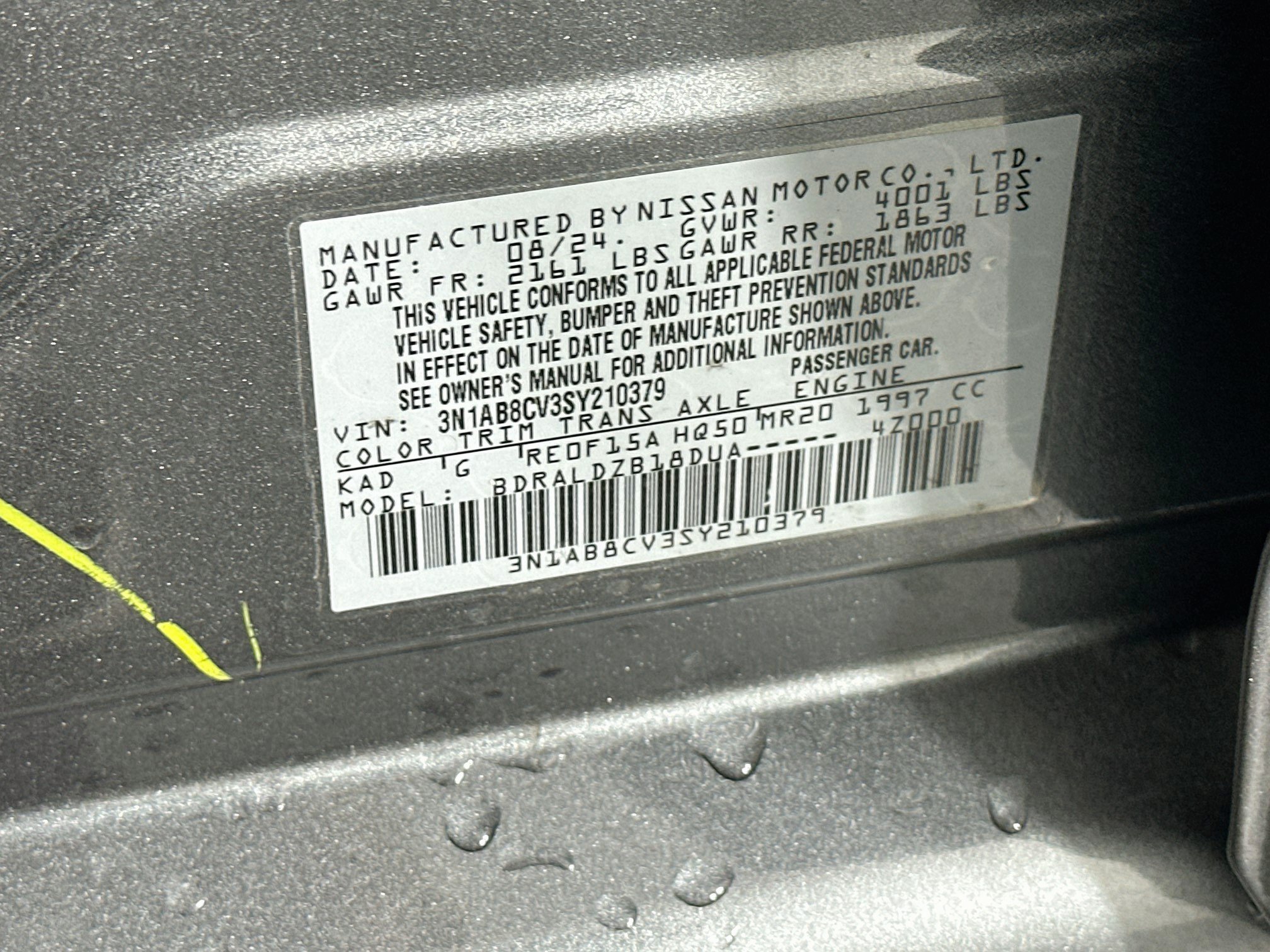 Used 2025 Nissan Sentra SV FWD image 12