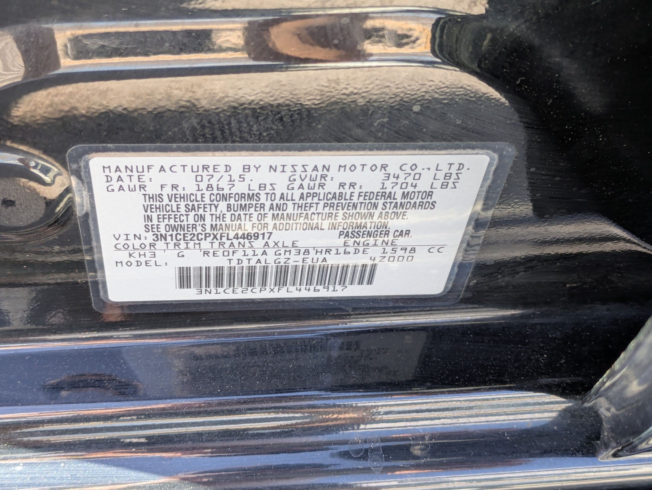 Used 2015 Nissan Versa Note SR FWD image 34