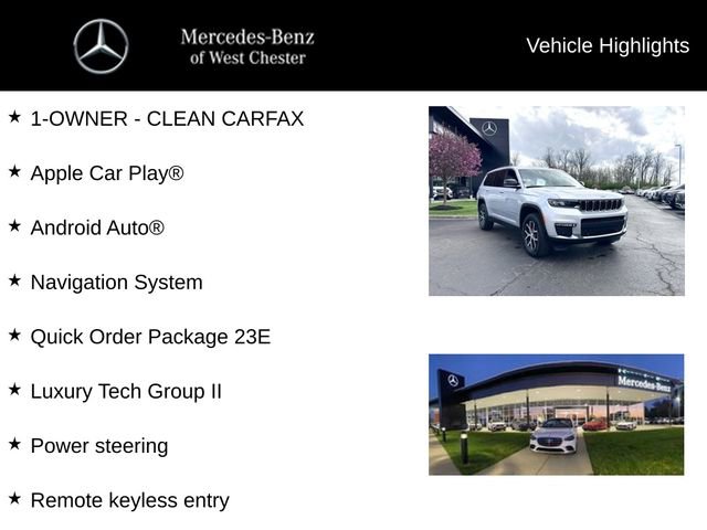 Used 2024 Jeep Grand Cherokee L Limited w/ Luxury Tech Group II image 5
