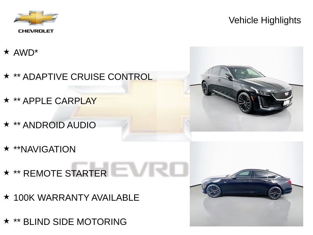 Used 2020 Cadillac CT5 Premium Luxury w/ Parking Package image 35