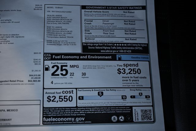 New 2025 Audi Q5 Prestige image 42