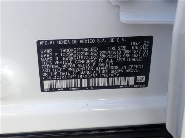 New 2026 Honda HR-V EX-L image 17