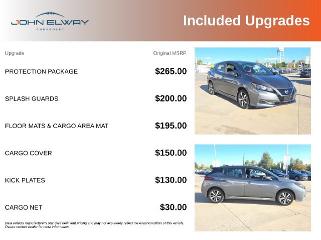 Used 2019 Nissan Leaf S Plus w/ Protection Package FWD image 5