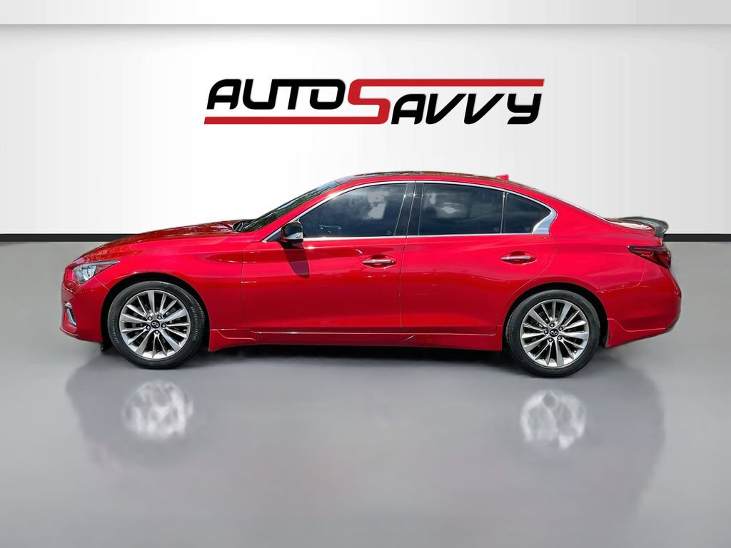 Used 2021 INFINITI Q50 Luxe w/ All Weather Package AWD/4WD image 4