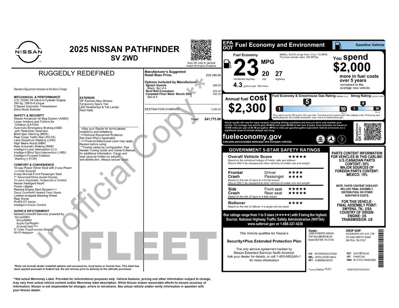 Certified 2025 Nissan Pathfinder SV FWD image 33