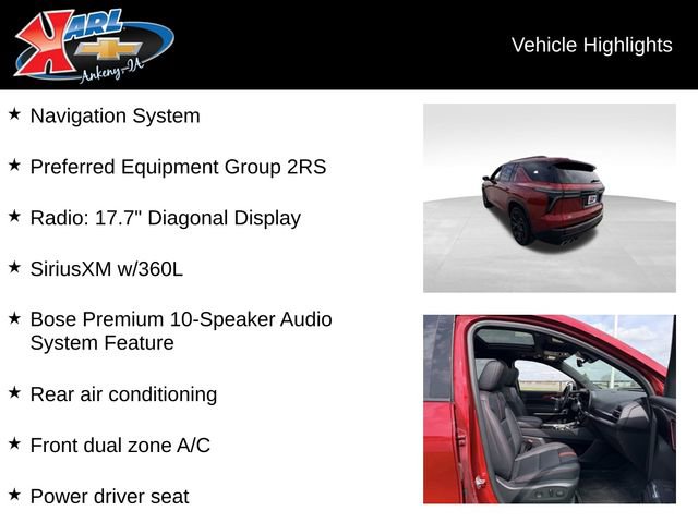 Certified 2024 Chevrolet Traverse RS image 2