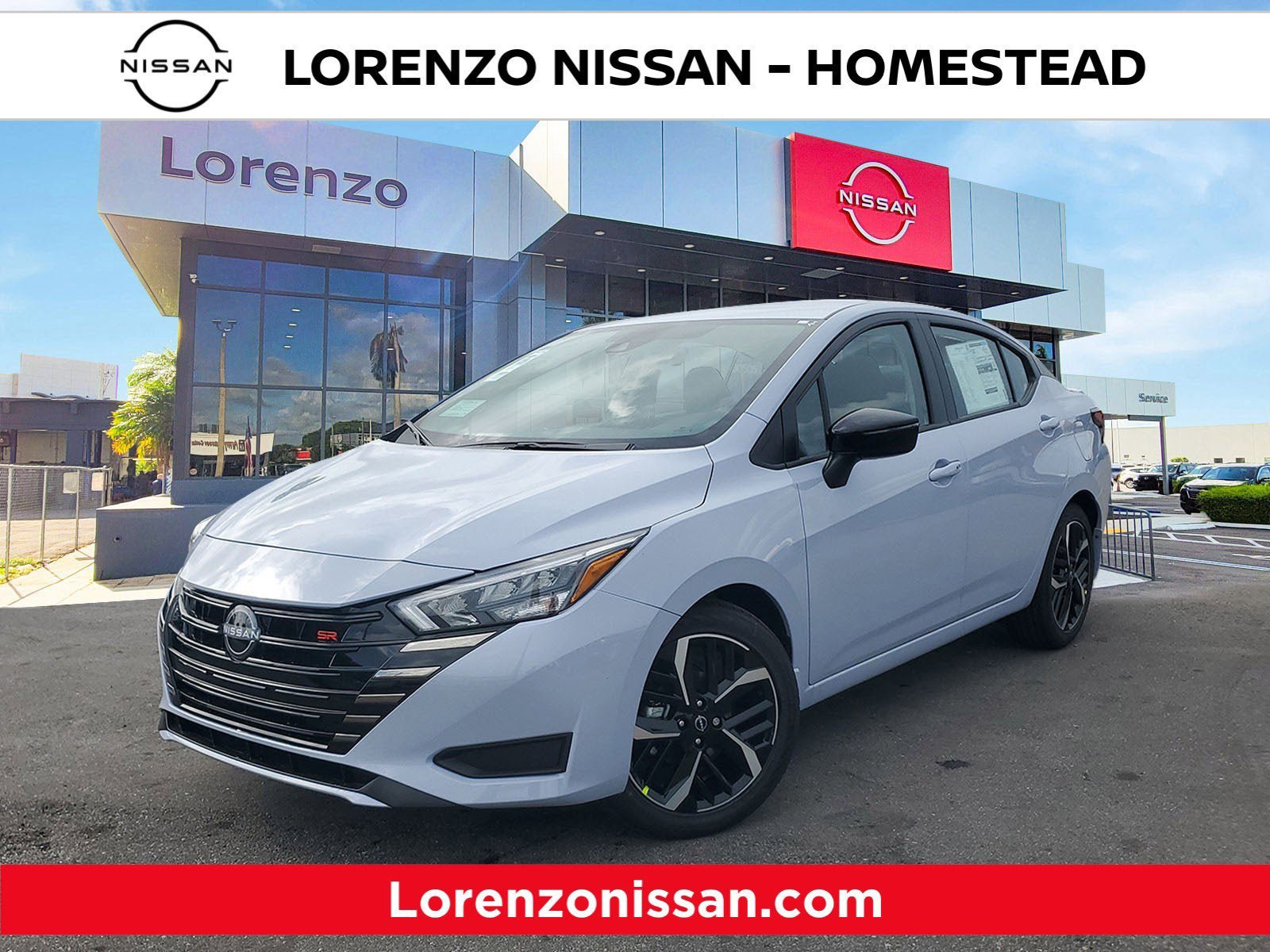 New 2025 Nissan Versa SR w/ Trunk Package FWD image 1