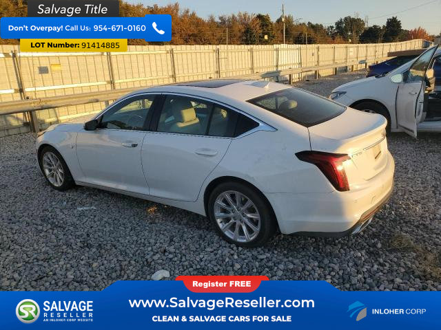 Used 2022 Cadillac CT5 Luxury w/ Sun And Sound Package RWD image 3