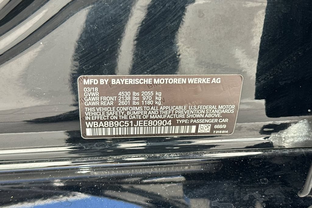 Used 2018 BMW 330i Sedan w/ Premium Package RWD image 33