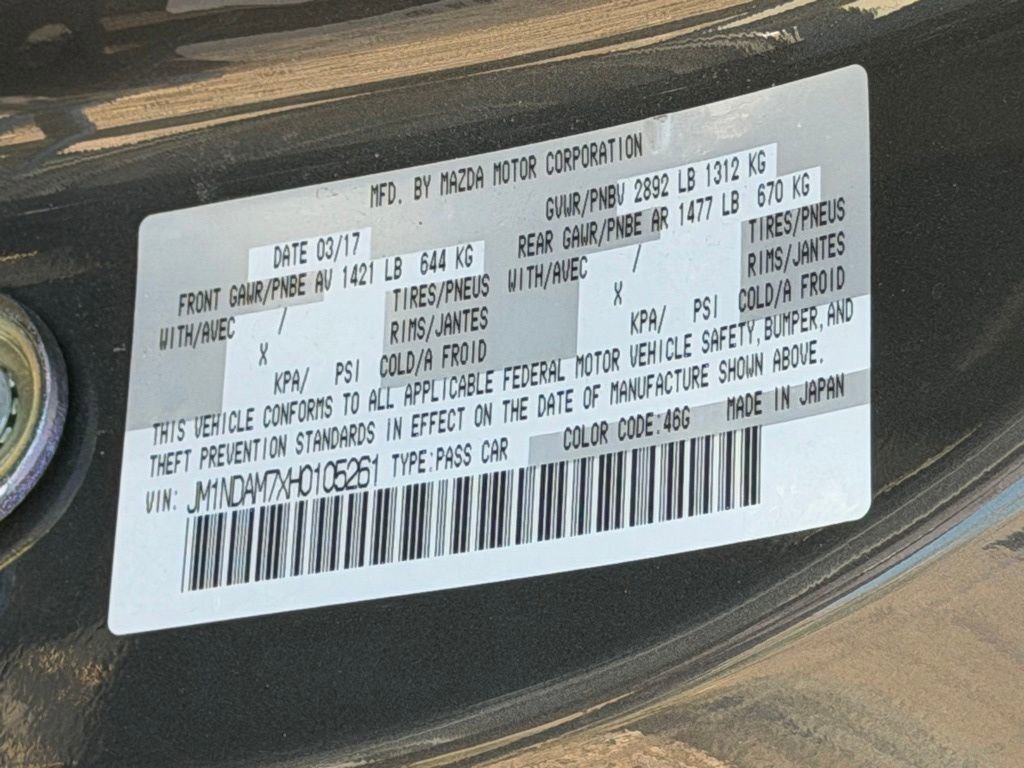 Used 2017 MAZDA MX-5 Miata RF Grand Touring image 26