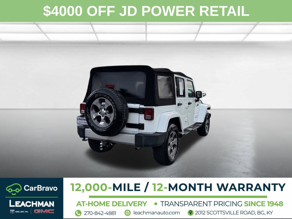 Used 2017 Jeep Wrangler Unlimited Sahara w/ Connectivity Group AWD/4WD image 3