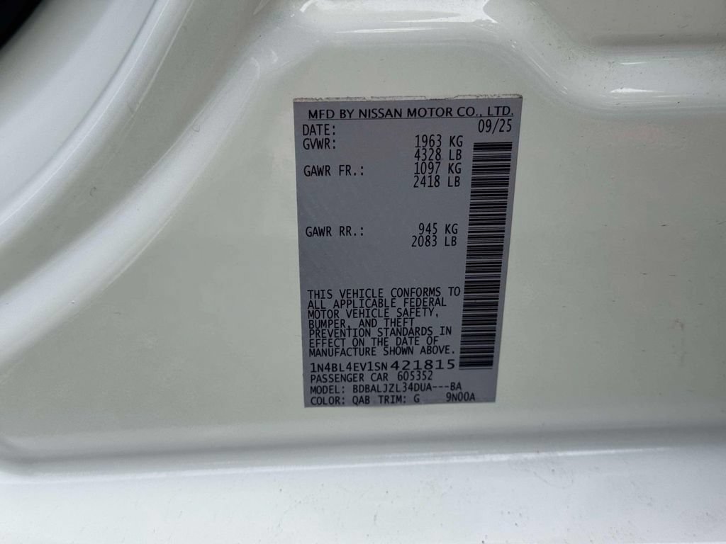Certified 2025 Nissan Altima 2.5 SL FWD image 11