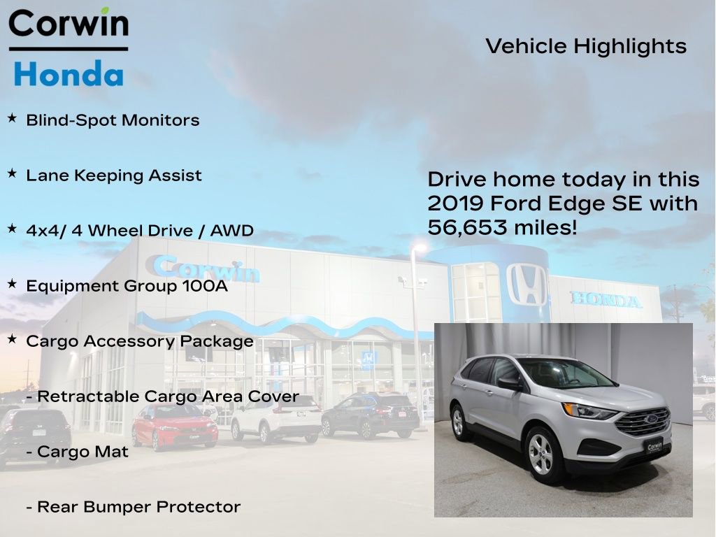 Used 2019 Ford Edge SE w/ Cargo Accessory Package AWD/4WD image 6