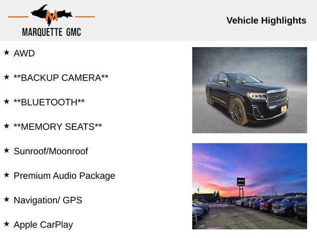 Used 2023 GMC Acadia Denali w/ Black Diamond Edition image 3