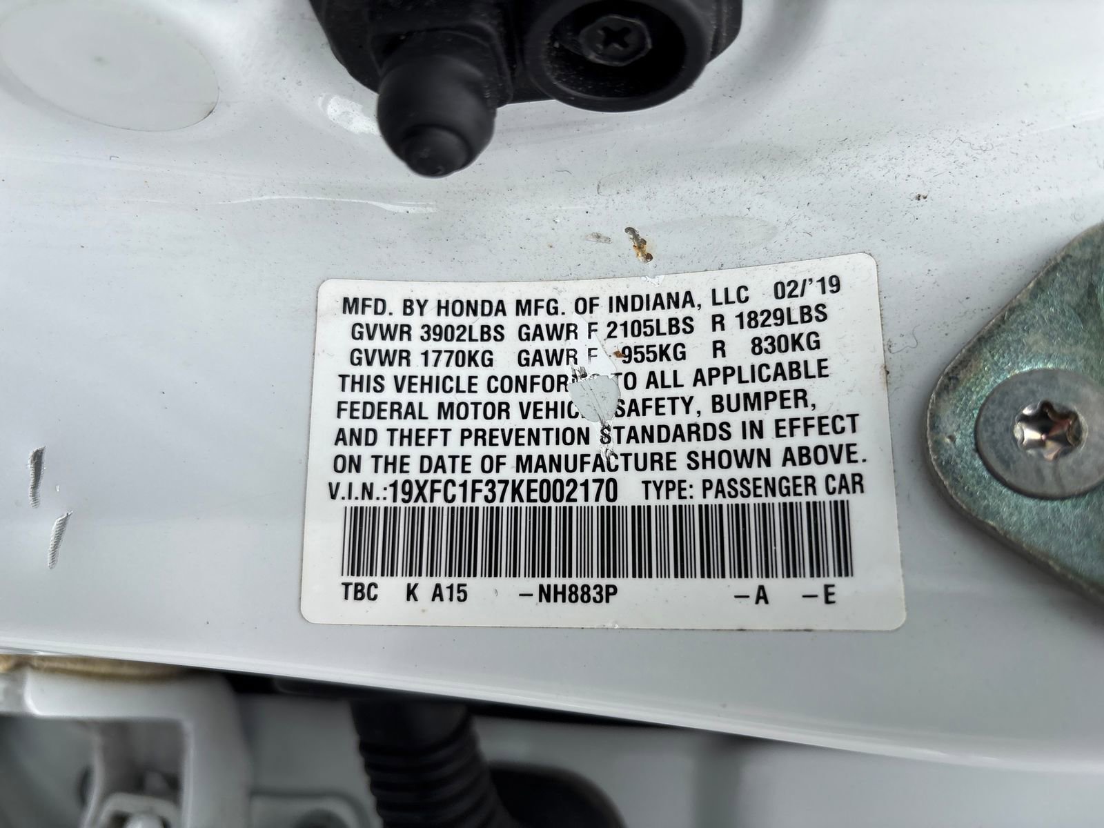 Used 2019 Honda Civic EX image 30