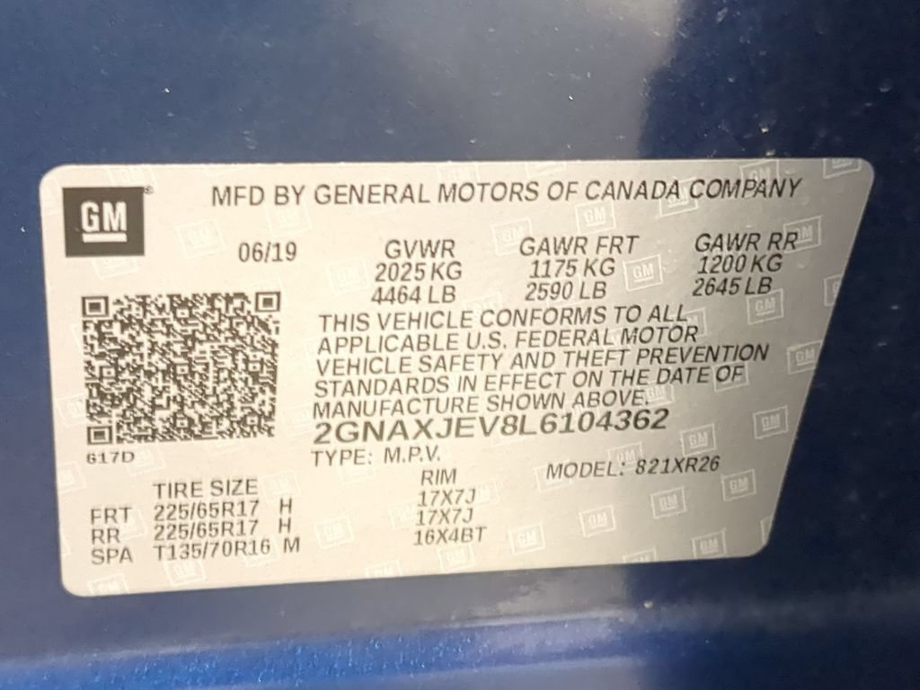 Used 2020 Chevrolet Equinox LT w/ Driver Convenience Package FWD image 40