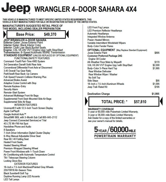 Used 2025 Jeep Wrangler Unlimited Sahara AWD/4WD image 7