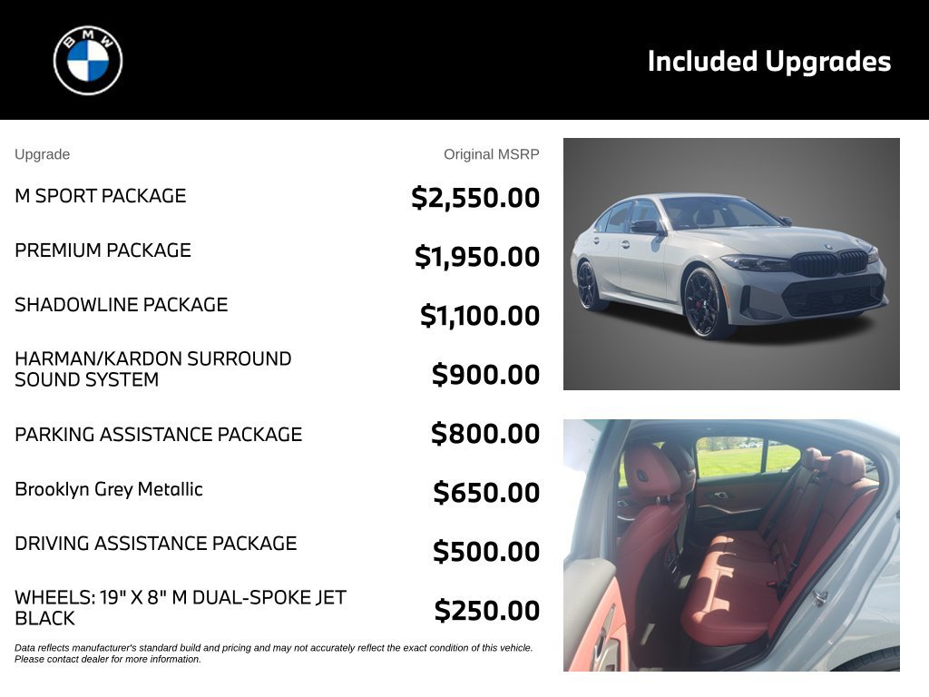 New 2026 BMW 330i xDrive Sedan w/ M Sport Package AWD/4WD image 4