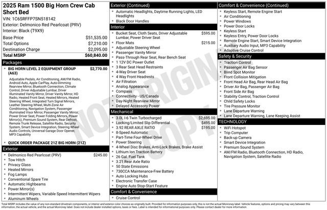 Used 2025 RAM 1500 Big Horn AWD/4WD image 5