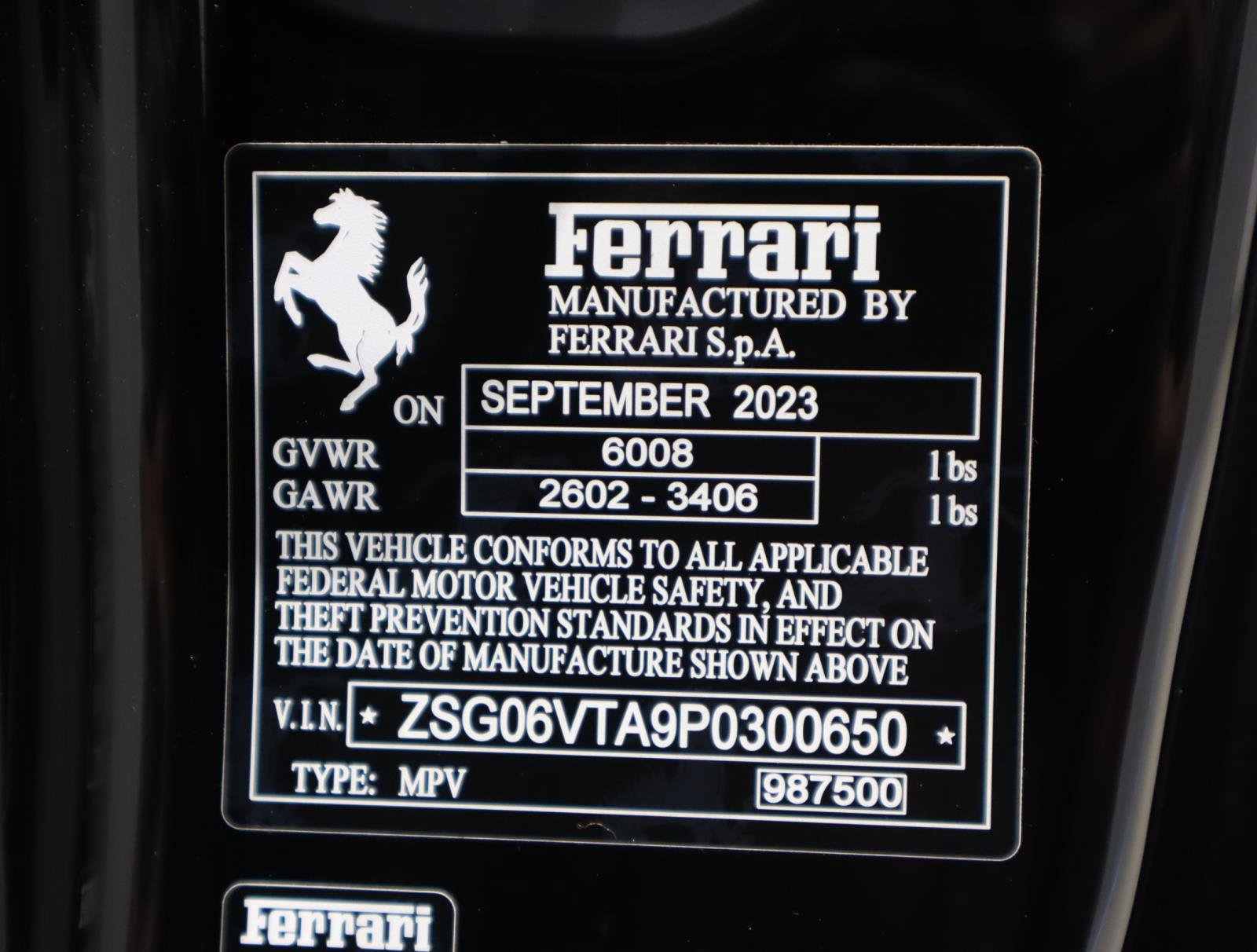 Certified 2023 Ferrari Purosangue AWD/4WD image 40