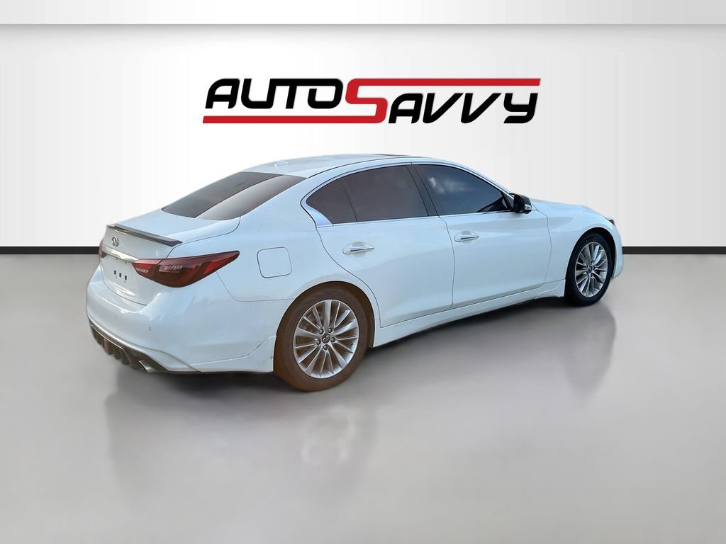 Used 2021 INFINITI Q50 Luxe w/ Cargo Package RWD image 7