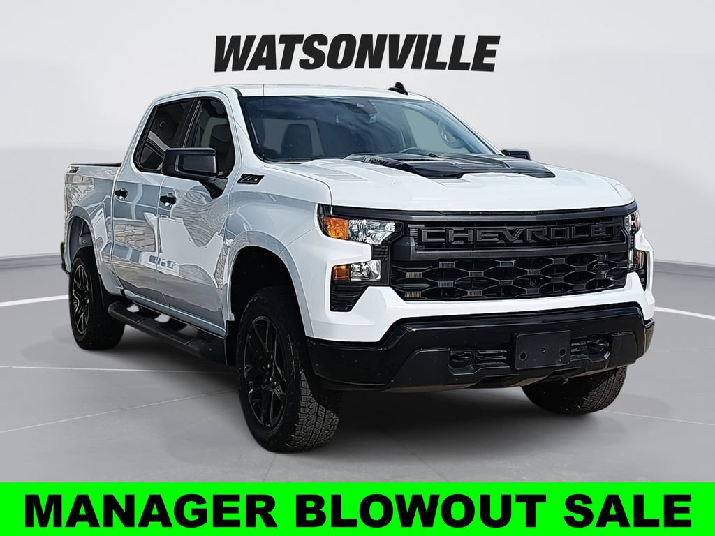 New 2026 Chevrolet Silverado 1500 Custom Trail Boss w/ Turbomax Blackout Package AWD/4WD image 1