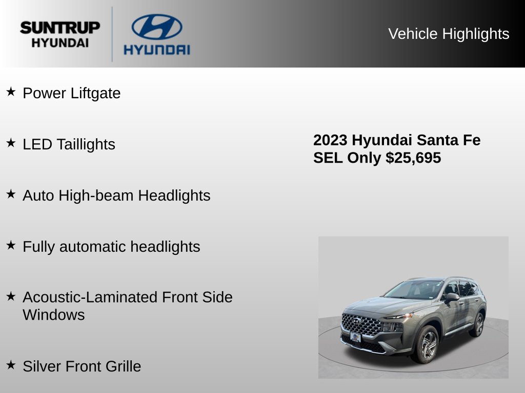 Used 2023 Hyundai Santa Fe SEL w/ Premium Package AWD/4WD image 23