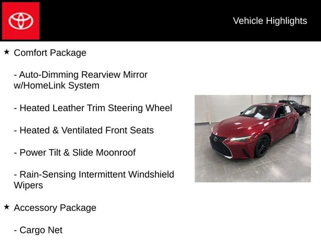 Used 2023 Lexus IS 300 w/ Comfort Package image 5