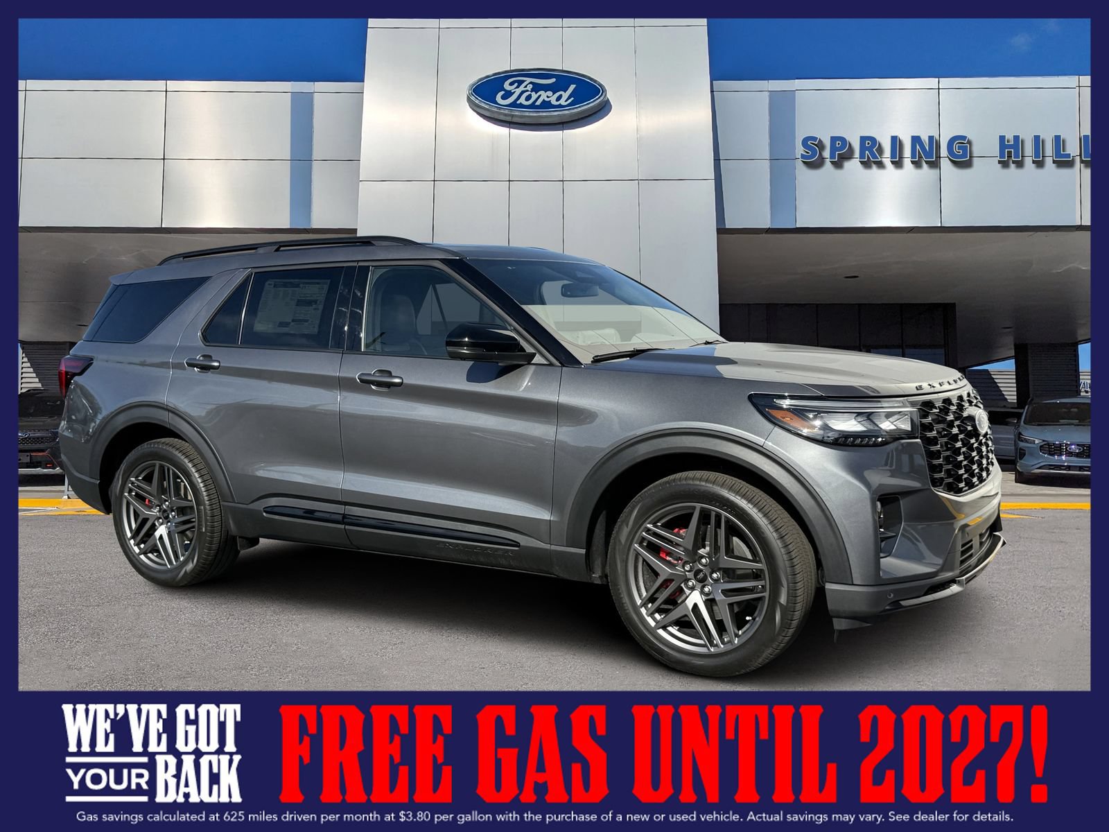 New 2026 Ford Explorer ST w/ Sun And Sound Package