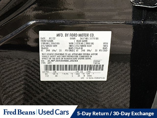 Certified 2022 Lincoln Nautilus Reserve AWD/4WD image 40