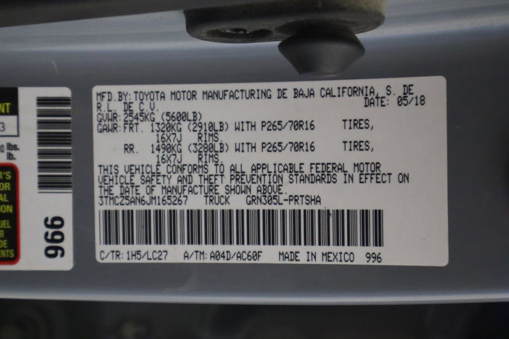 Used 2018 Toyota Tacoma TRD Off-Road AWD/4WD image 42