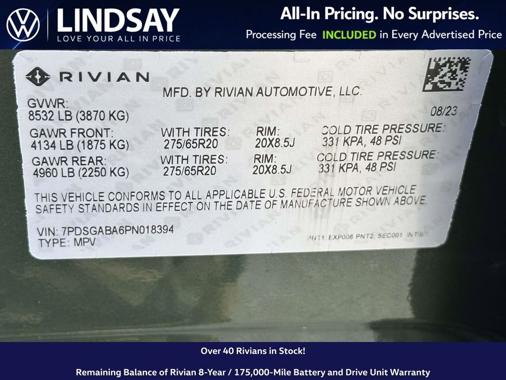 Used 2023 Rivian R1S Adventure image 28