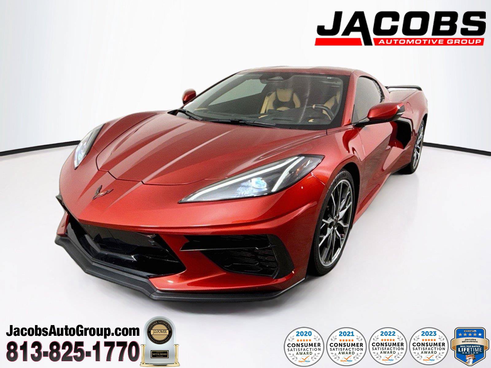 Used 2024 Chevrolet Corvette Stingray Preferred Cpe w/ Stealth Interior Trim Package RWD image 1