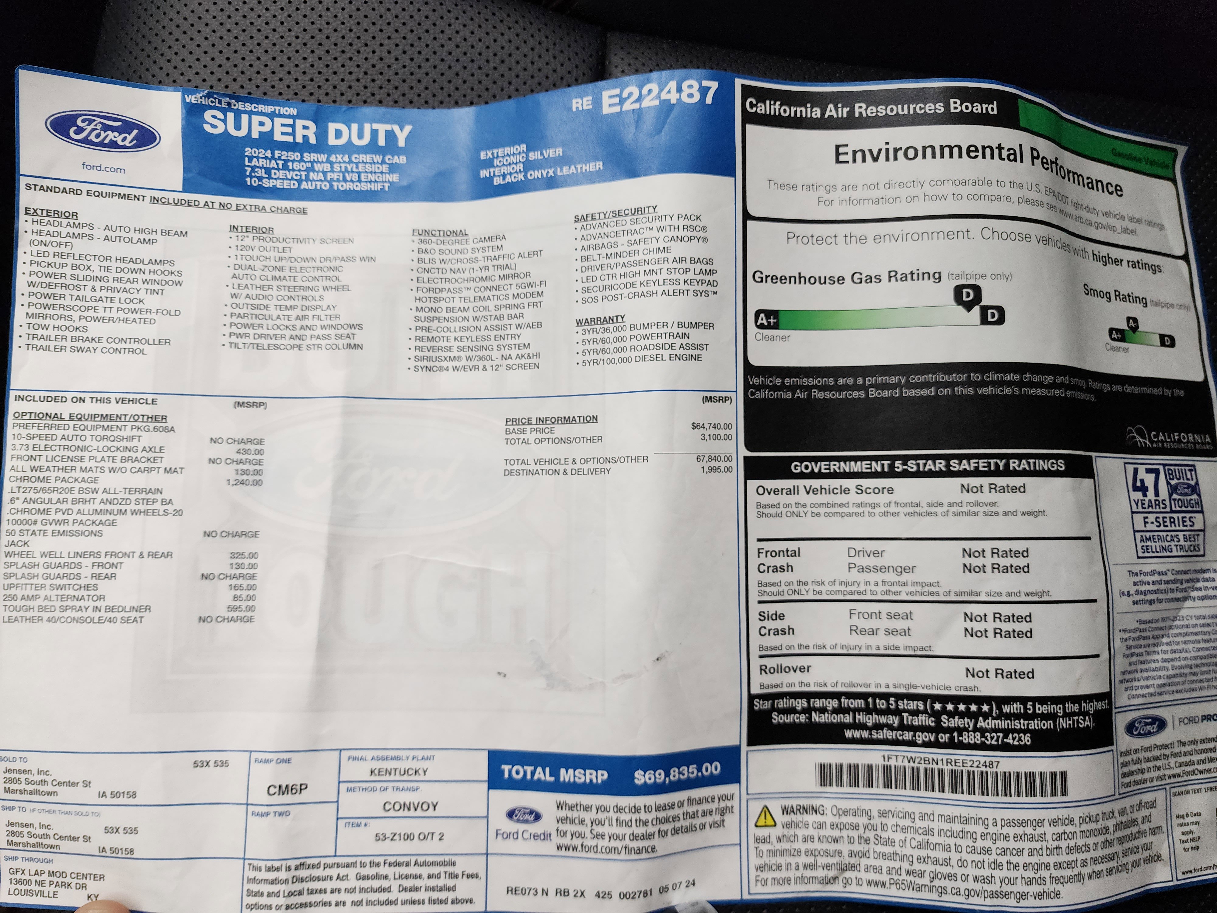 Used 2024 Ford F250 Lariat w/ Chrome Package image 50