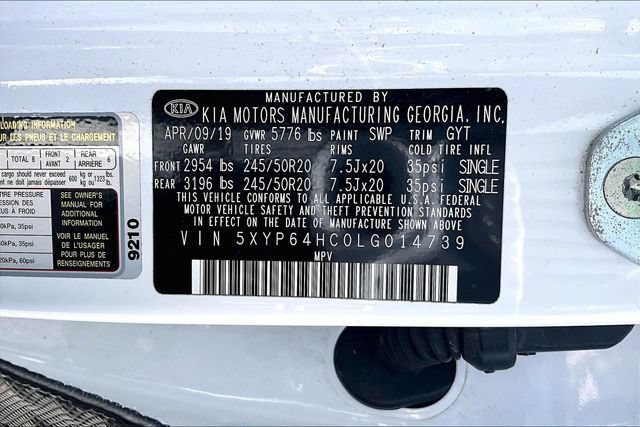 Used 2020 Kia Telluride S w/ S 8 Passenger Seating Package FWD image 16