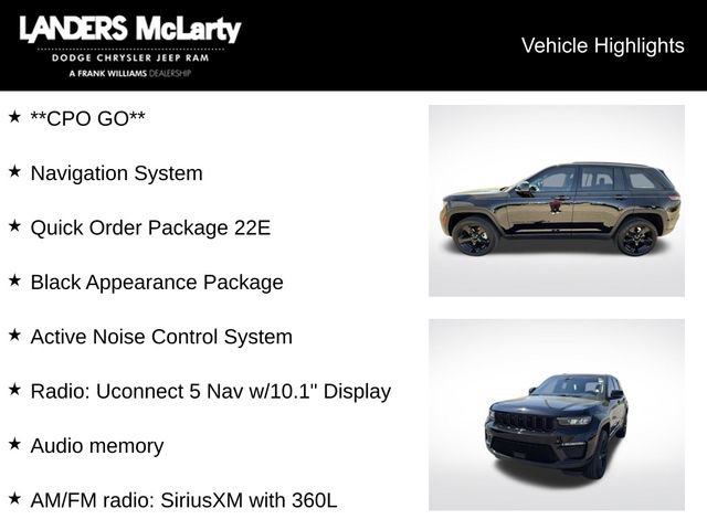 Used 2024 Jeep Grand Cherokee Limited w/ Black Appearance Package image 5