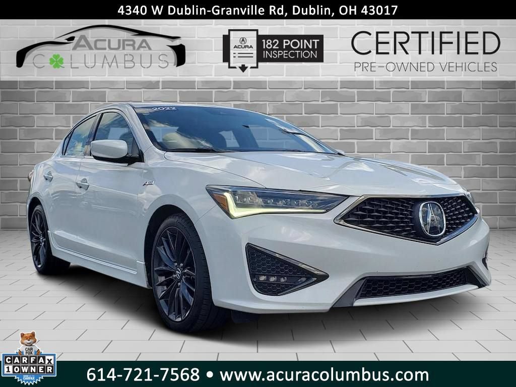 Certified 2022 Acura ILX